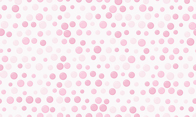 Seamless spotted pattern with colorful round shapes, ideal for abstract backgrounds, wallpaper, or textile prints with a geometric touch.