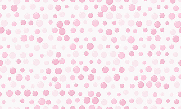 Seamless spotted pattern with colorful round shapes, ideal for abstract backgrounds, wallpaper, or textile prints with a geometric touch.