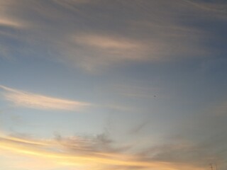clouds at sunset