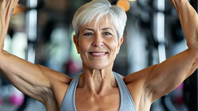 Person lifting weights at the gym, showcasing strength and determination during an intense workout session.