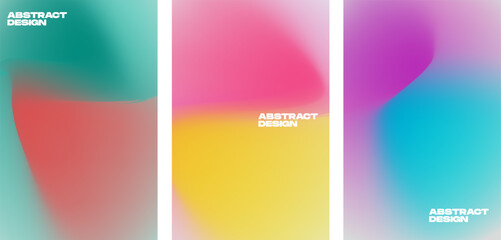 Vibrant abstract gradient backgrounds in various colors. Perfect for modern designs.