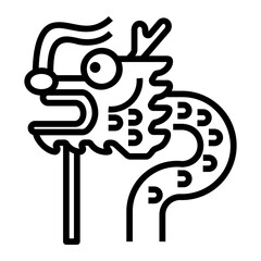 dragon Line Icon