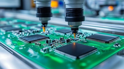 Automated robotic assembly of circuit boards