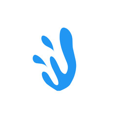 water splash vector illustration