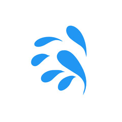 water splash vector illustration