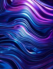 神秘的な雰囲気、ブルーと紫の流れるような液体テクスチャ
