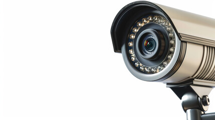 security camera on white background. cctv on white background