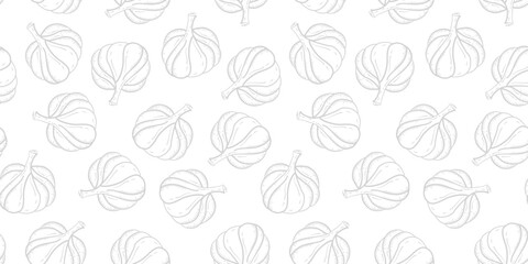 Onion Pattern background. red onion pattern. white onion pattern. Vegetable vector background.	
