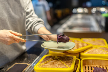 Delicate Dim Sum Being Served in a Contemporary Asian Restaurant