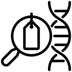 Genetic Icon - obrazy, fototapety, plakaty