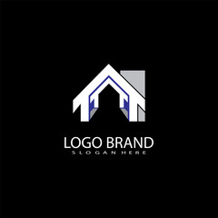 home logo template that is unique and simple