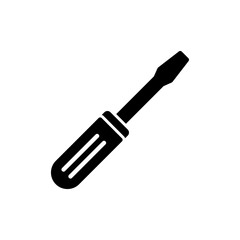 Screwdriver icon vector.tools sign and symbol