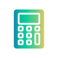 calculator Gradient icon