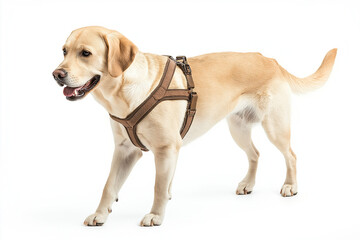 The guide dog Labrador Retriever is a friend to people. It guides the way for the blind and protects people from danger. It is a friend and a loving companion.