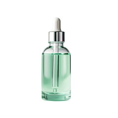 Naklejka premium Serum dropper bottle. Eye cosmetic pipette bottle