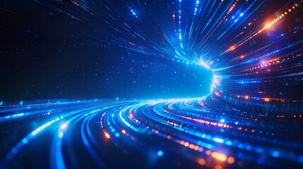 Naklejka premium light, star, space, backgrounds, stars, glow, energy, motion, design, glowing, bright, night, 