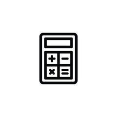 Calculator icon set vector