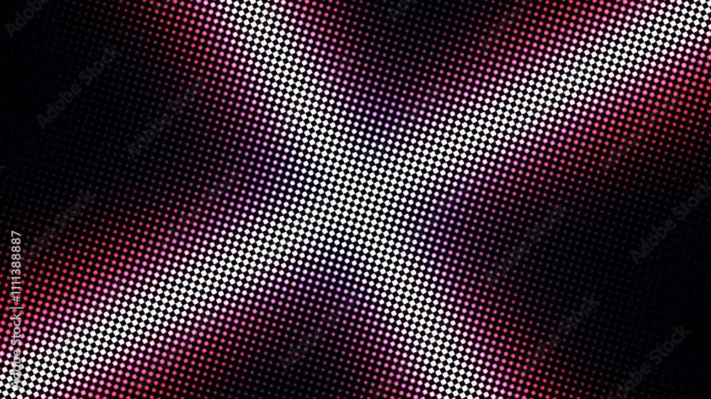 Poster dynamic contrast of light and shadow using geometric patterns