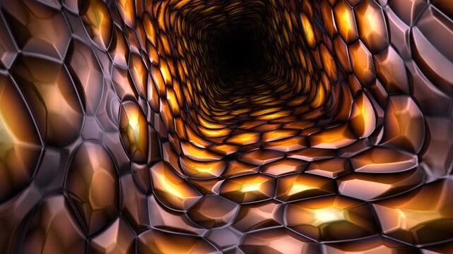 Dynamic Crystal Labyrinth Interior
