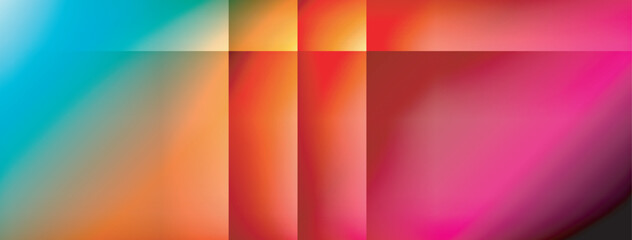 Dynamic shadow lines with gradient colors geometric background