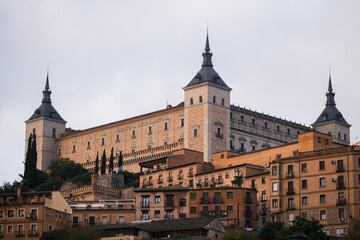 Buildings and streets of Toledo, Spain