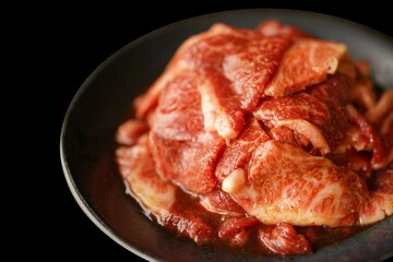 黒毛和牛カルビ切り落とし　タレ漬込み