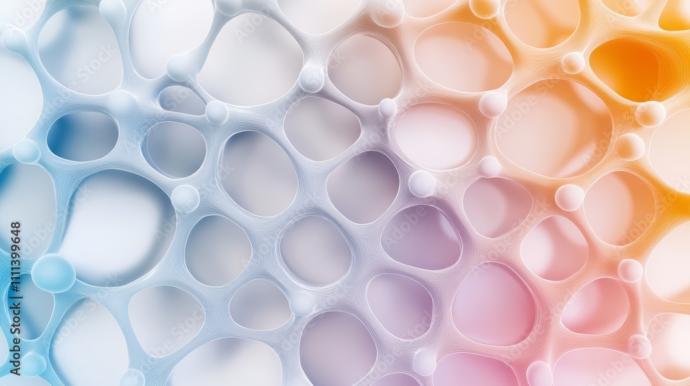 Aufkleber dynamic abstract background with colorful shapes, a vibrant and modern design for creative projects