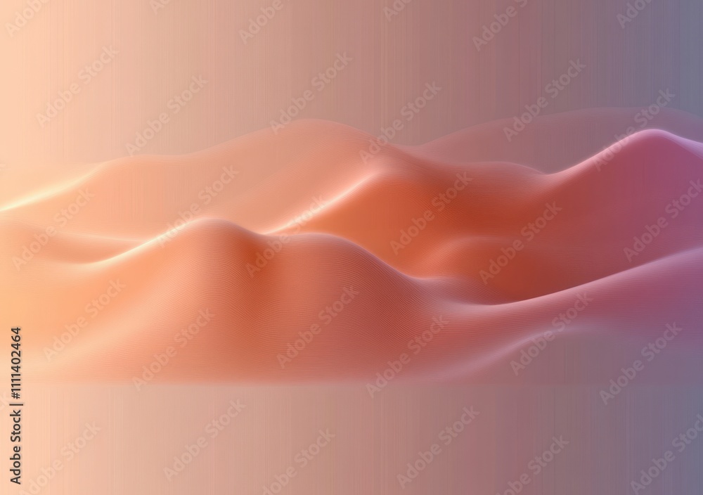 Poster gradient abstract background soft pastel colors smooth blending calm tranquility