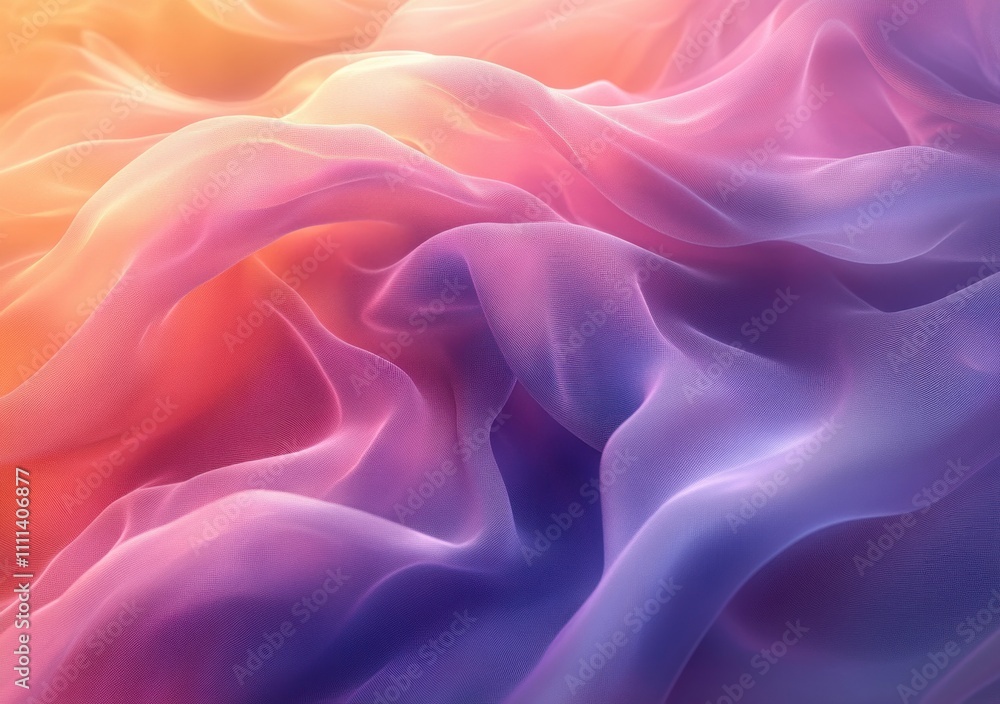 Poster gradient abstract background soft pastel colors warm lighting smooth blending calm tranquility