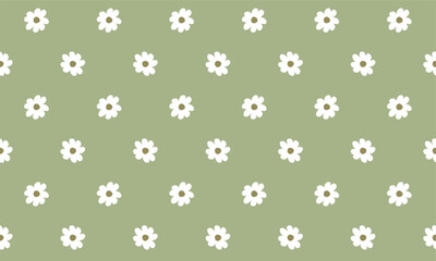 Seamless pattern with cute flower. Seamless floral pattern, Abstract nature, Beautiful botanical design.