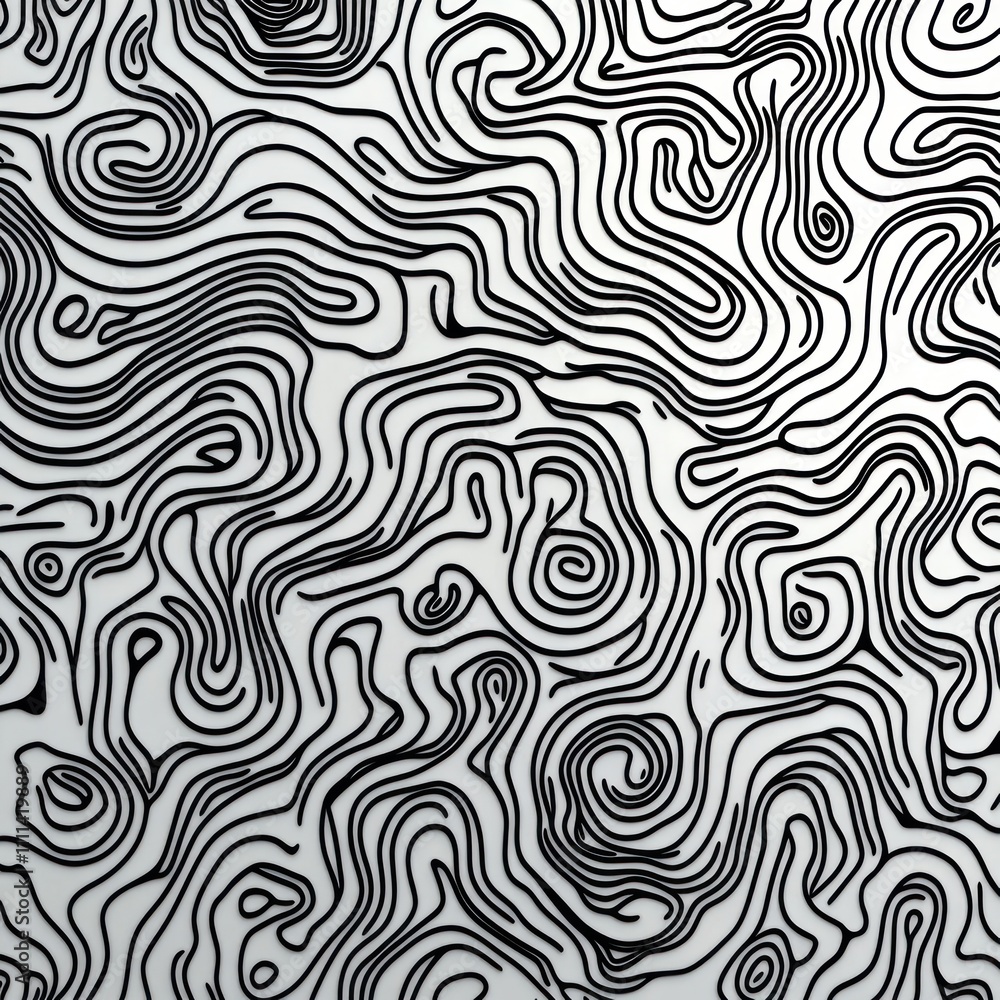 Poster fingerprint pattern background for identity and security