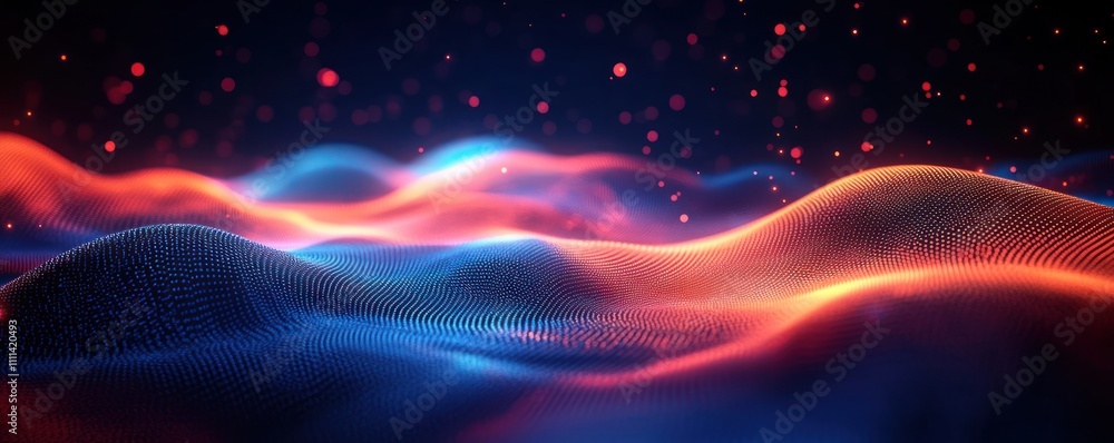 Aufkleber futuristic digital background for technology, neural networks, artificial intelligence, data transfe