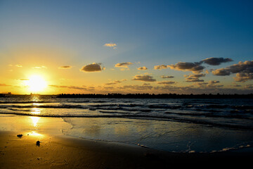 夕焼けの日本海