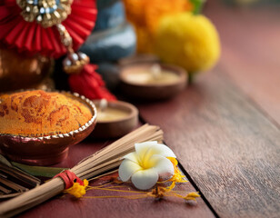 Close-Up of Traditional Cultural Elements