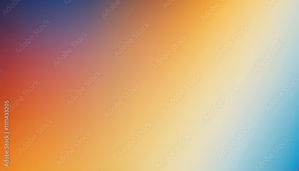 Poster ,yellow blue red grainy multicolored background abstract gradient background with delicate waves,vib