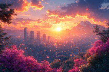 Illustration of the New Jerusalem the Bride of Jesus Christ the Heavenly Canaan God's Promise