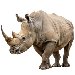 Fototapeta premium A rhinoceros isolated on a transparent background