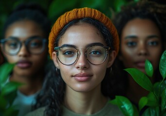 Diverse Team Collaboration in Modern Workspace Vibrant Collage of Remote Coworkers