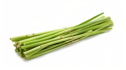 Lemongrass aroma offers organic freshness. Fresh green vegetables bundle