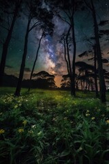 view of a vast plain covered with lush green grass and vegetation.