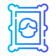 frame Line Gradient Icon