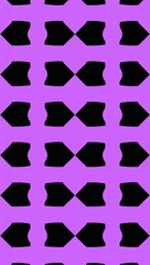 Fototapeta premium Purple Cross pattern hand drawn design on Black background illustration