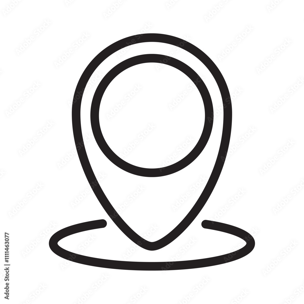Poster pointer location icon