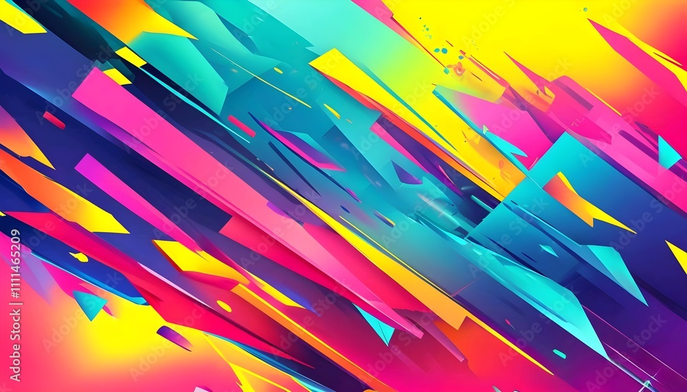 Poster colorful abstract background with splashes and vibrant waves in a rainbow pattern