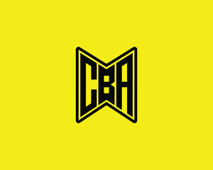 CBA logo design vector template. CBA