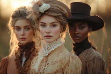 Obraz premium Celebrating Women's Empowerment Diversity International Women's Day 2025 Equality Solidarity Community Leadership Inspiration