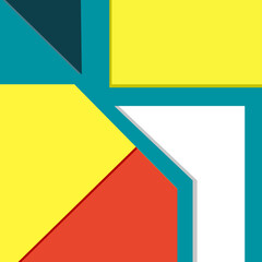 Vector of colorful abstract background with squares and design elements for banners and templates