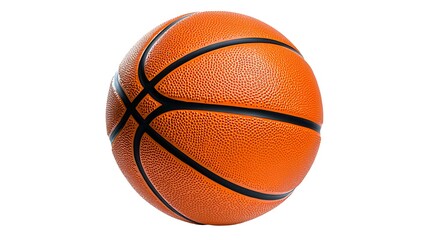 Fototapeta premium Orange Basketball Close up Sport Equipment Game Competition Team Fitness Training Exercise Ball