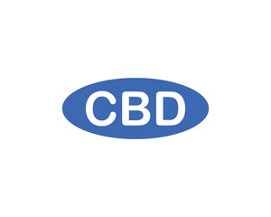 CBD logo design vector template. CBD