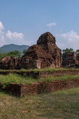 Ruins of temple, My Son Sanctuary, Vietnam